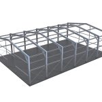 Каркасно тентовый ангар 20х30м