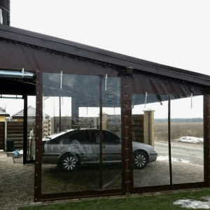 Мягкие окна для навесов , гаражей