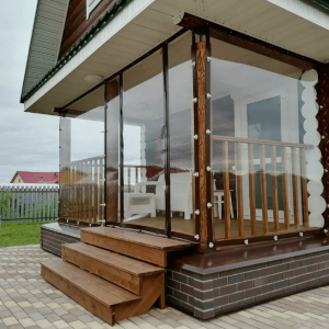 Мягкие окна для террасы